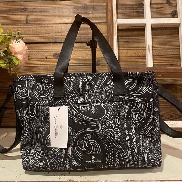 Vera Bradley Stellar Paisley Lighten Up Everything Organizer Tote Bag NWT New - Picture 2 of 10